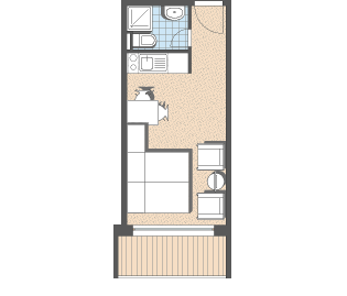 1-zimmerwohnung 24m2